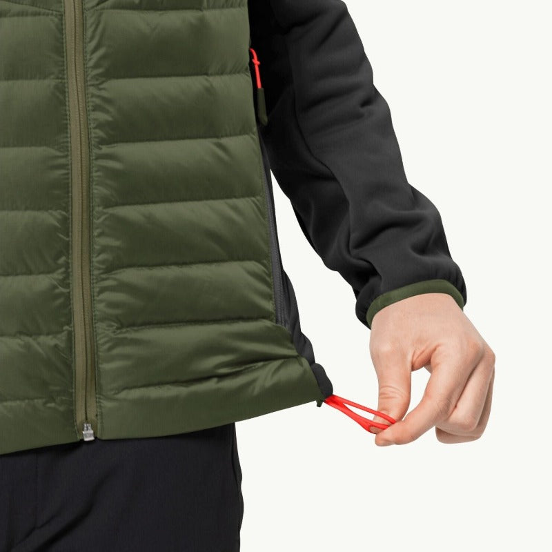 Jack Wolfskin Nebelhorn Men's Down Hybrid Jacket - Greenwood-Outback Trading-6