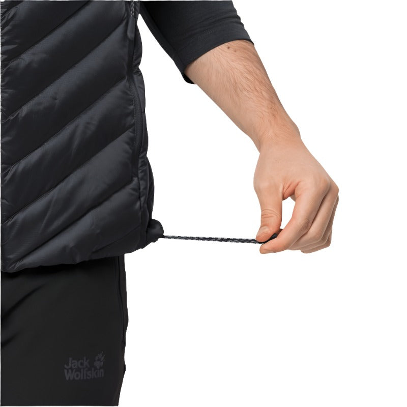 Jack Wolfskin Mens Passamani Down Vest - Phantom - Outback Trading -7