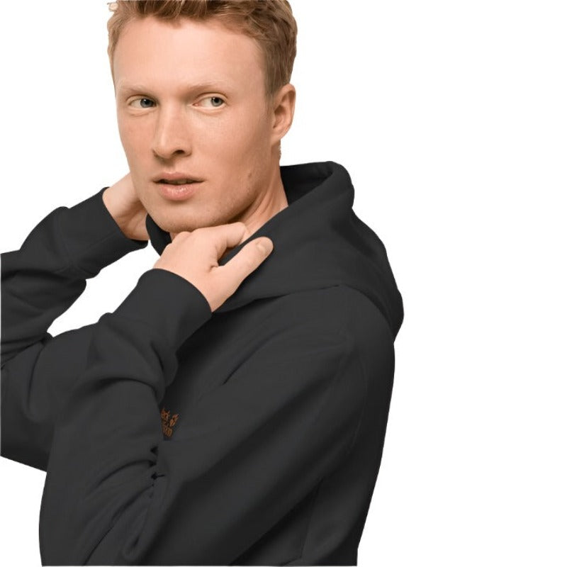 Jack Wolfskin Men's Essential Hoody - Black 2