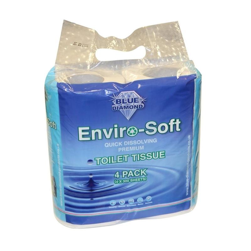 Blue Diamond - 4 Pack Toilet Roll (Quick Dissolving)-Toilet Chemicals-Outback Trading
