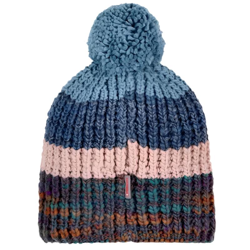 Buff Knitted & Polar Pom Pom Alina Hat-Hats-Outback Trading