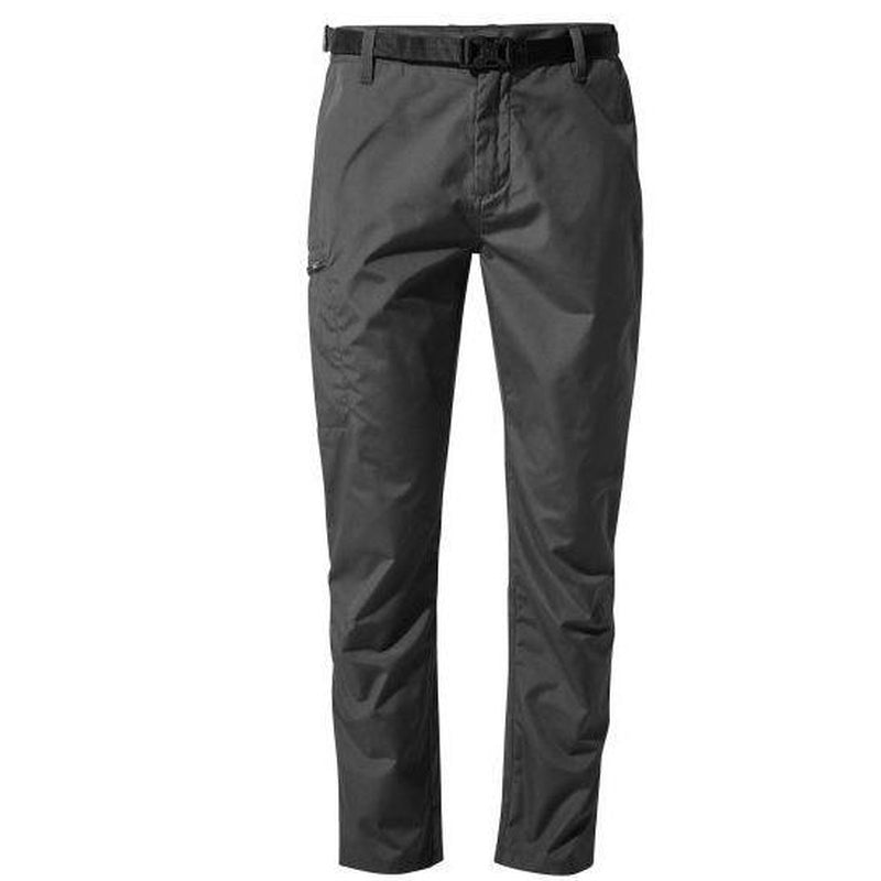 Craghoppers Boulder Slim Mens Trouser - Black Pepper-Active Trousers-Outback Trading