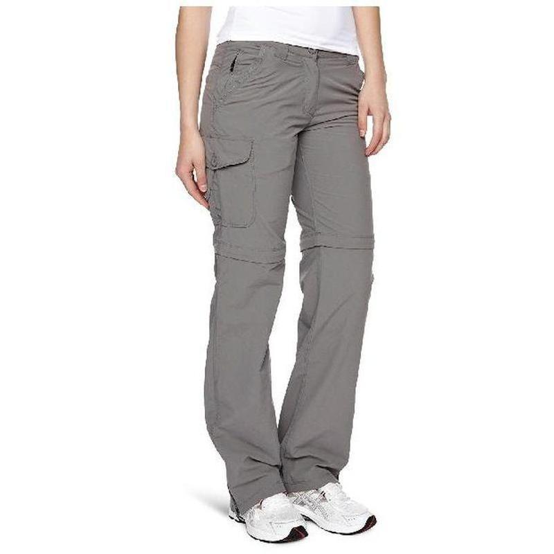 Craghoppers NosiLife Women's Convertible Trousers - Platinum - Size 12 Regular-Active Trousers-Outback Trading
