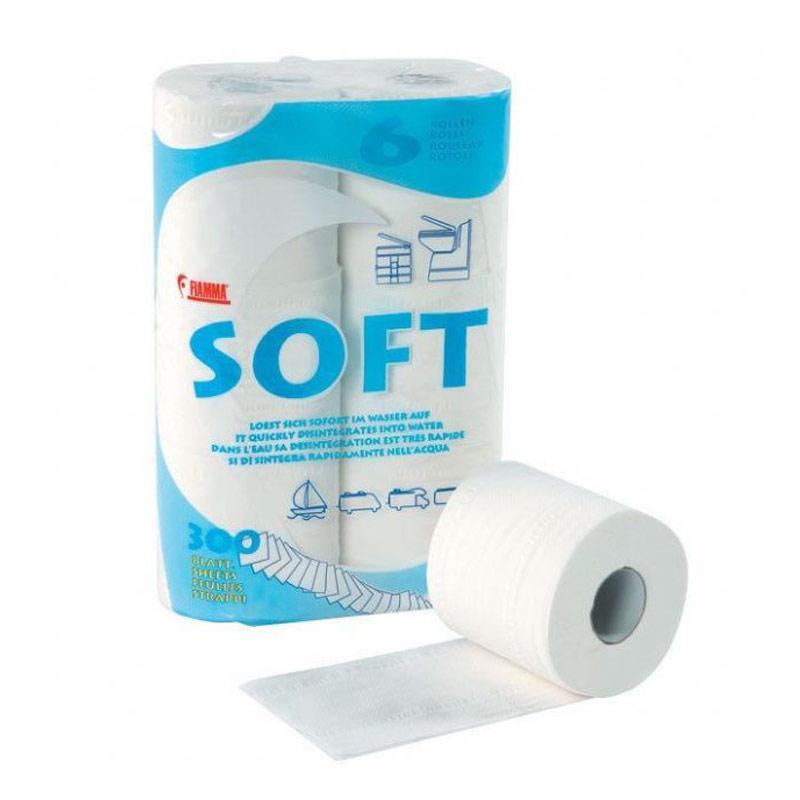Fiamma Soft Dissolving Toilet Tissue Paper - 6 Pack-Camping Accessories-Outback Trading