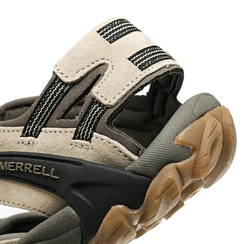 Merrell Kahuna III Men's Supportive Walking Sandals Taupe-Sandals-Outback Trading