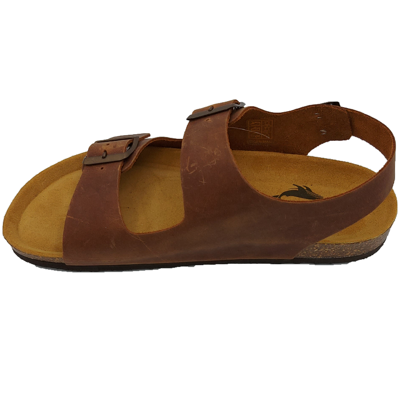 Plakton Saul Malaga Men's Sandal - Brown-Outback Trading-4