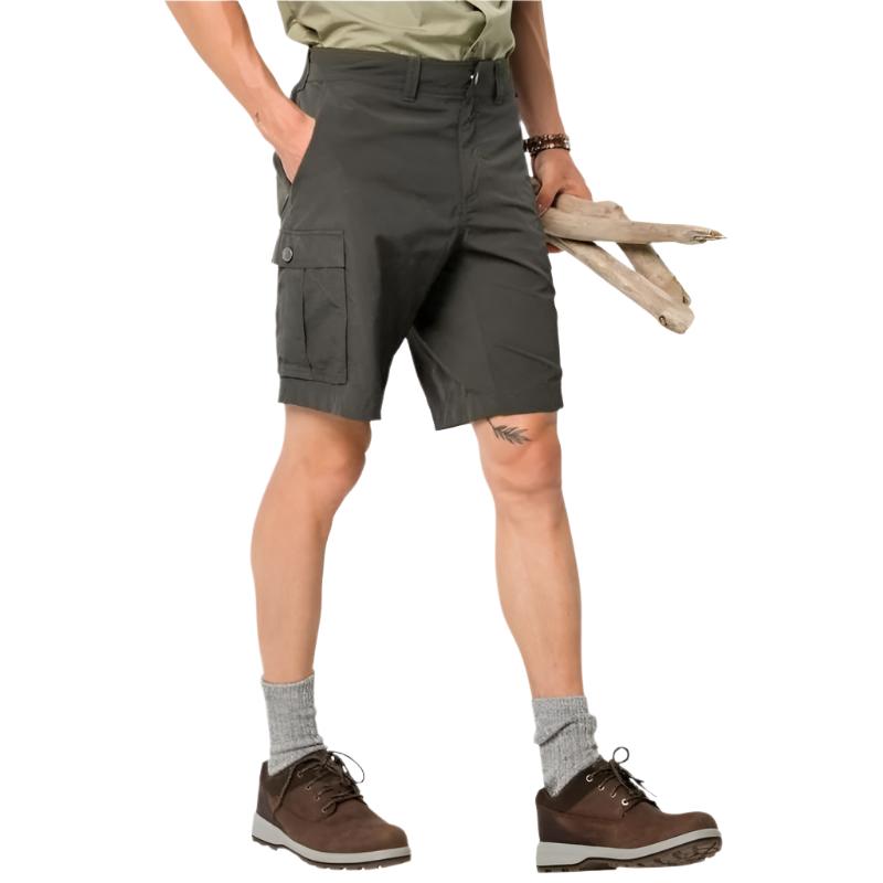 Jack Wolfskin Canyon Cargo Men's Shorts - Moss-Shorts-Outback Trading
