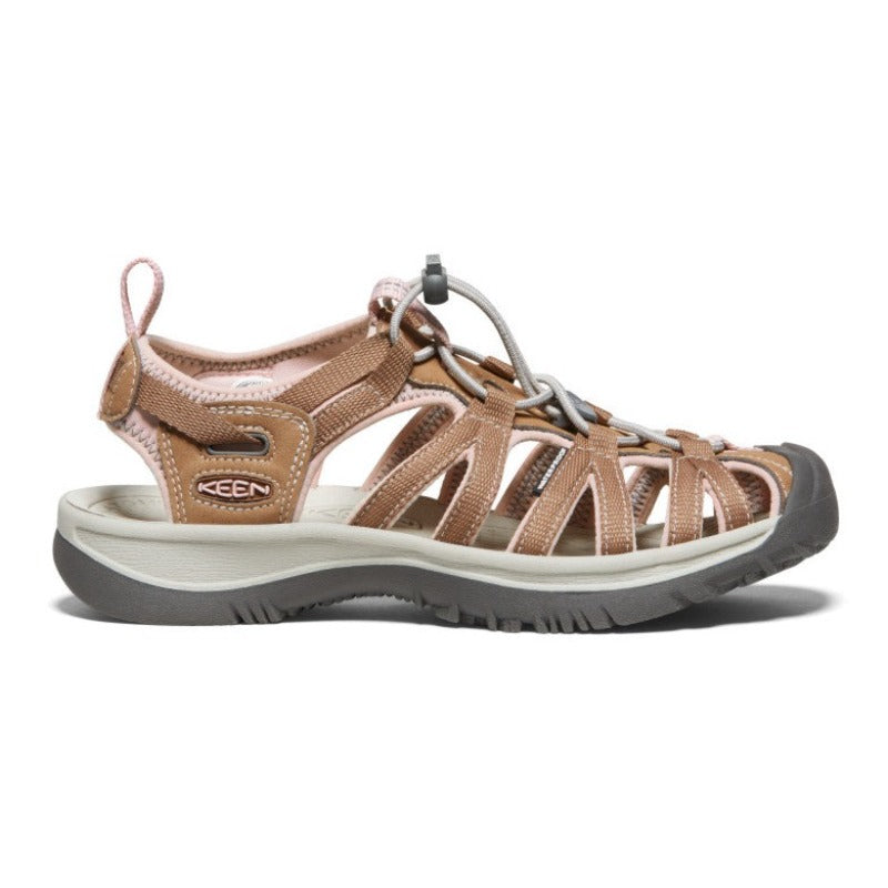 Keen Whisper Women;s Walking Sandals - Toasted Coconut/Peach Whip-Outback-Trading-6