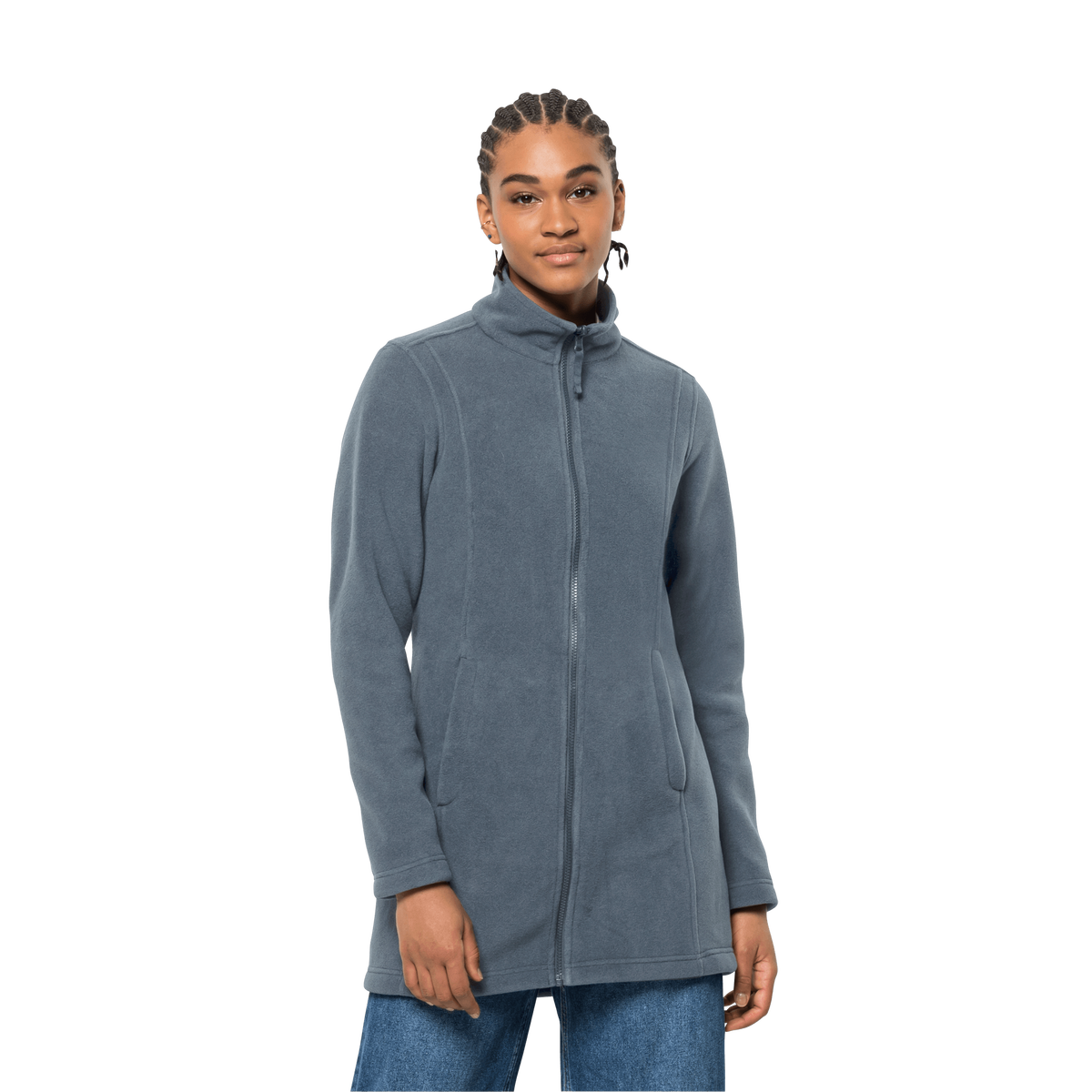 Jack Wolfskin Ottawa 3 in 1 Womens Waterproof Coat- Slate Blue 3