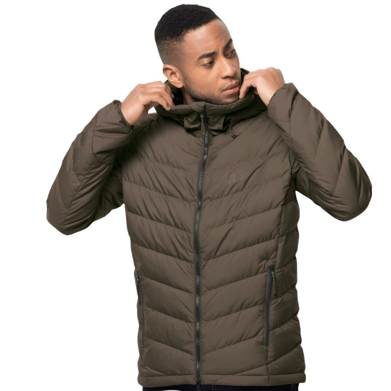 Jack Wolfskin Fairmont Men's Down Jacket - Chestnut-Outback Trading-2