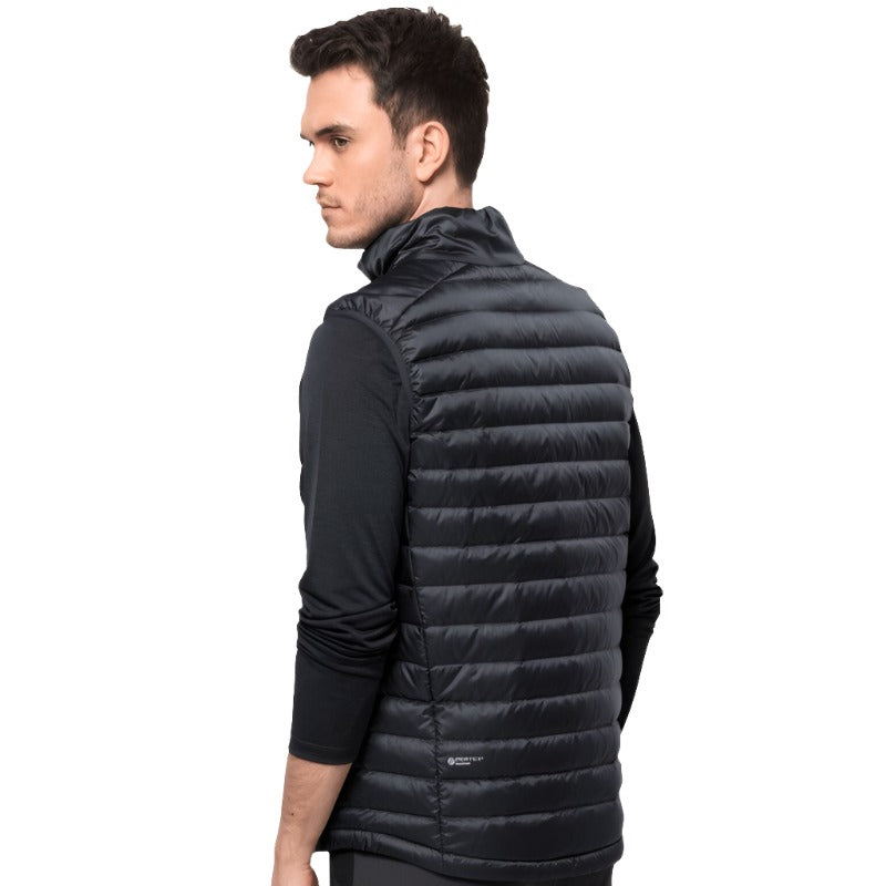 Jack Wolfskin Mens Passamani Down Vest - Phantom - Outback Trading -5