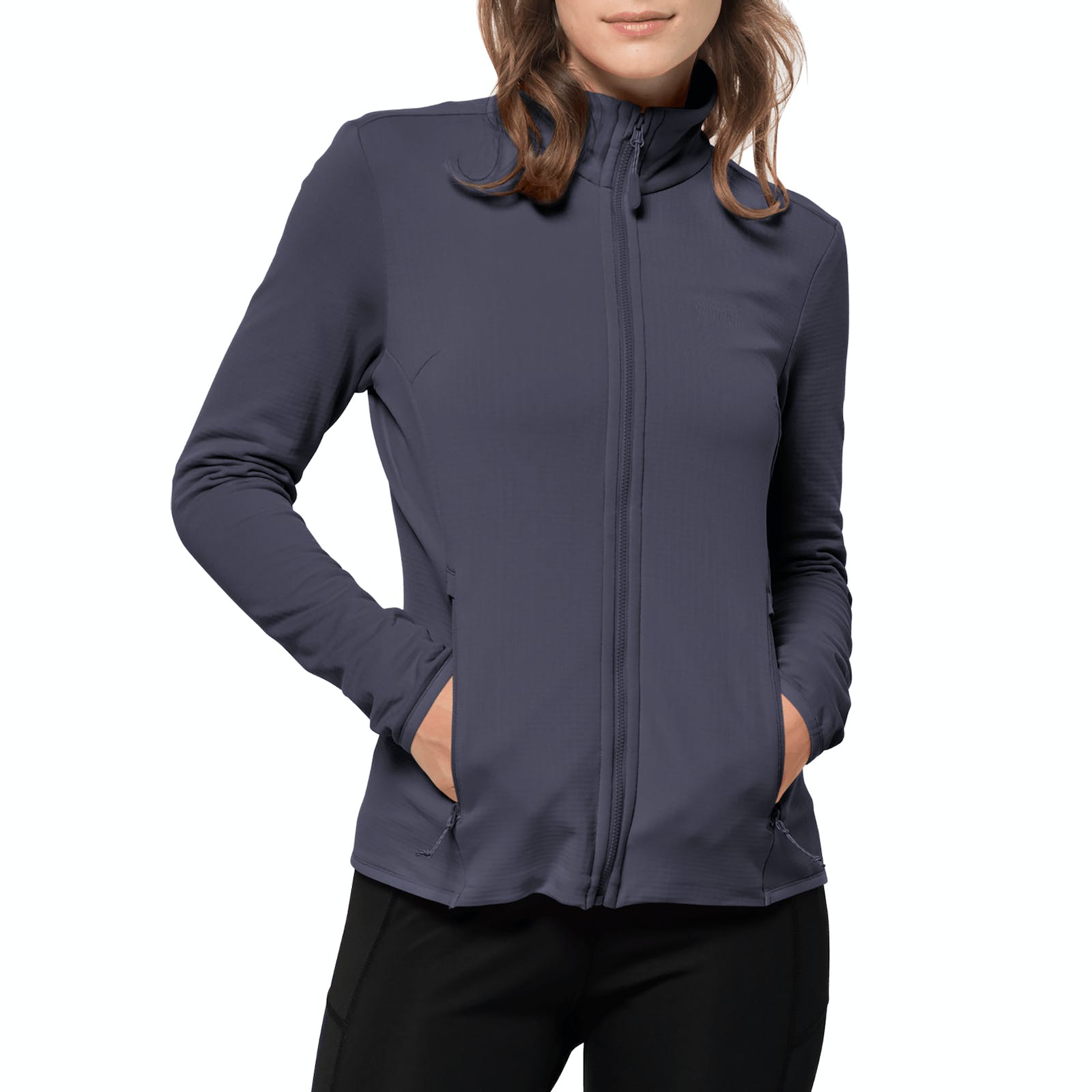 Jack Wolfskin Peak Grid Women's Fleece - Graphite 2