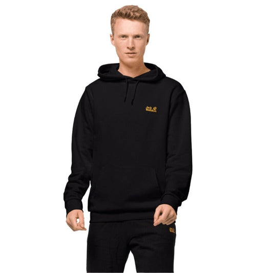 Jack Wolfskin Men's Essential Hoody - Black 1