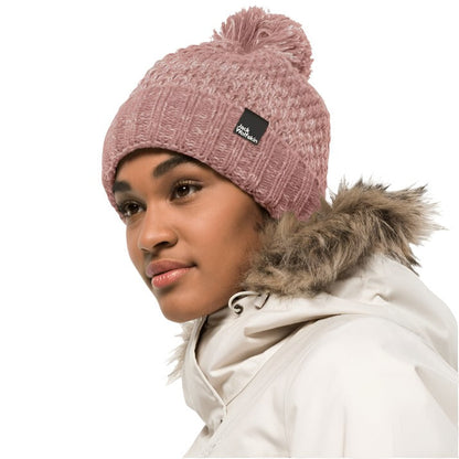 Jack Wolfskin Highloft Knit Women's  Beanie Hat - Afterglow