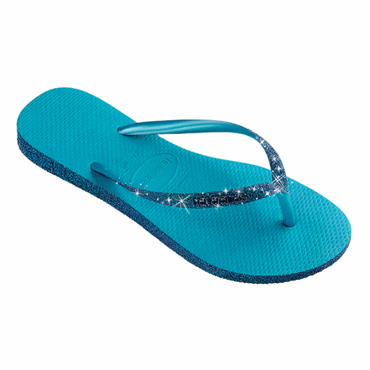 Havaianas Slim Sparkle Womans FlipFlops - Nautical Blue 1