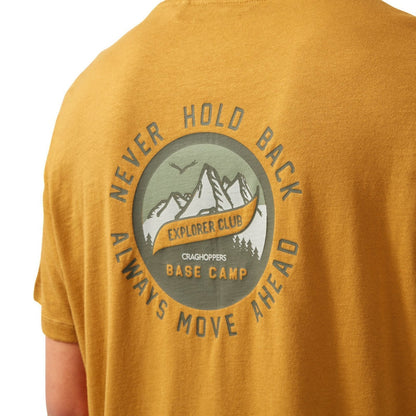 Craghoppers Mightie Short Sleeve T Shirt - Mens - Dark Butterscotch-Shirts & Tops-Outback Trading