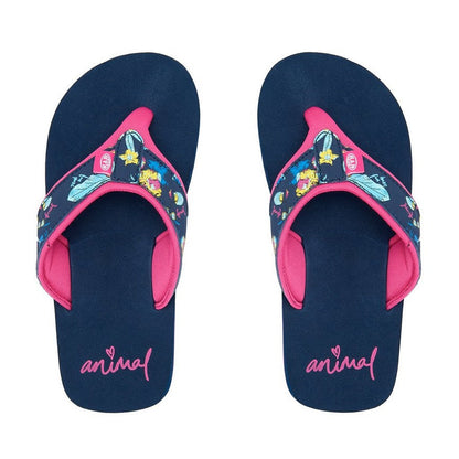 Animal Girls Flip Flops