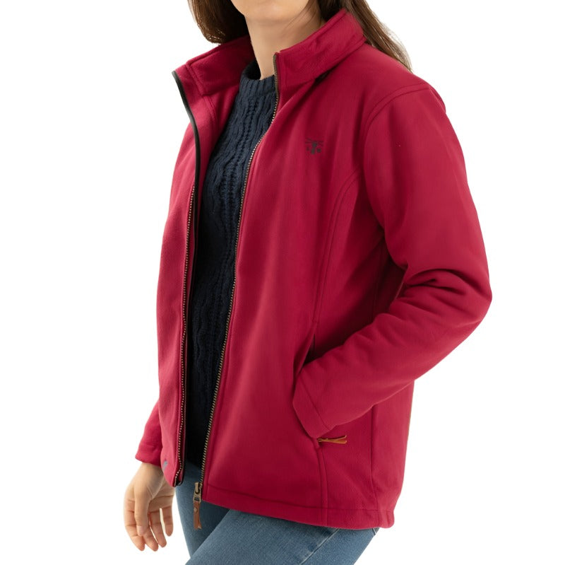 Lighthouse Women's Ashby Waterproof Fleece - Berry-Waterproof Jackets for Women-Outback Trading