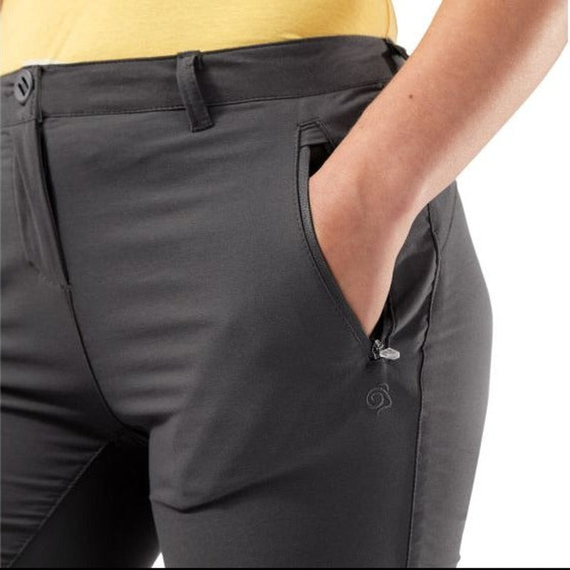 Craghoppers Women's NosiLife Pro II Trousers - Charcoal-Active Trousers-Outback Trading