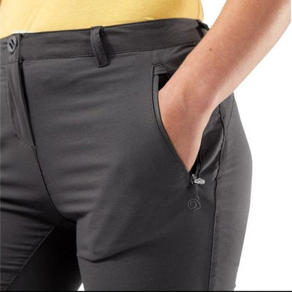 Craghoppers Women's NosiLife Pro II Trousers - Charcoal-Active Trousers-Outback Trading