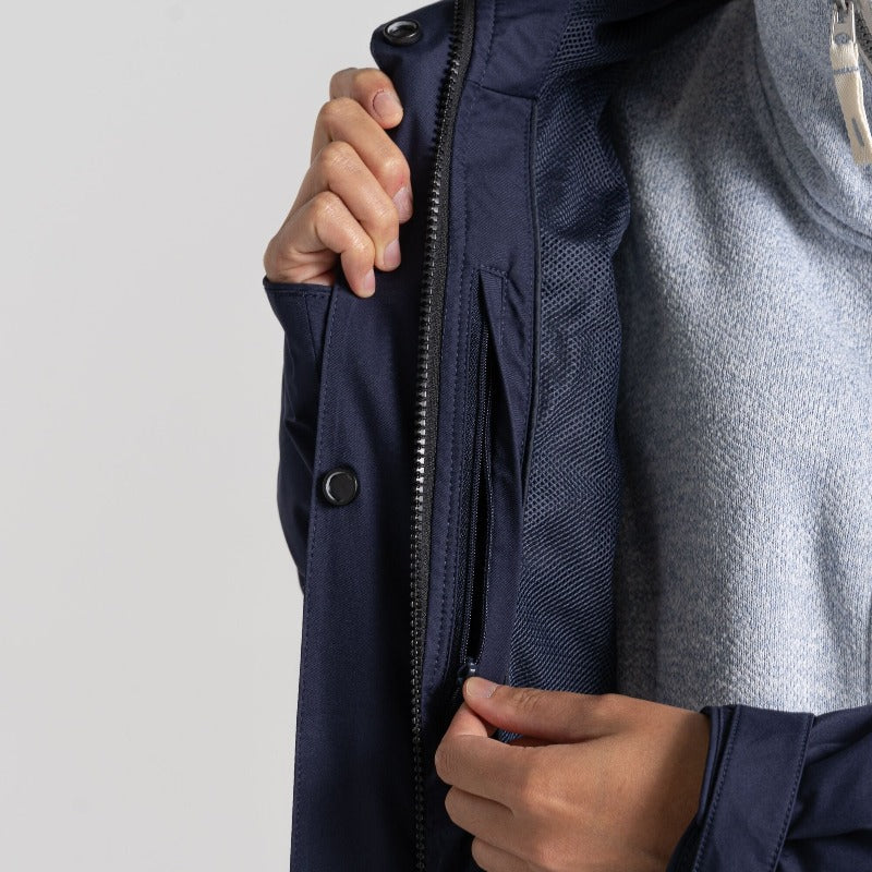 Craghoppers Women's Bertina Waterproof Jacket - Blue Navy 10