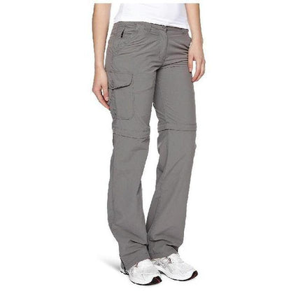 Craghoppers NosiLife Women's Convertible Trousers - Platinum - Size 12 Regular-Active Trousers-Outback Trading