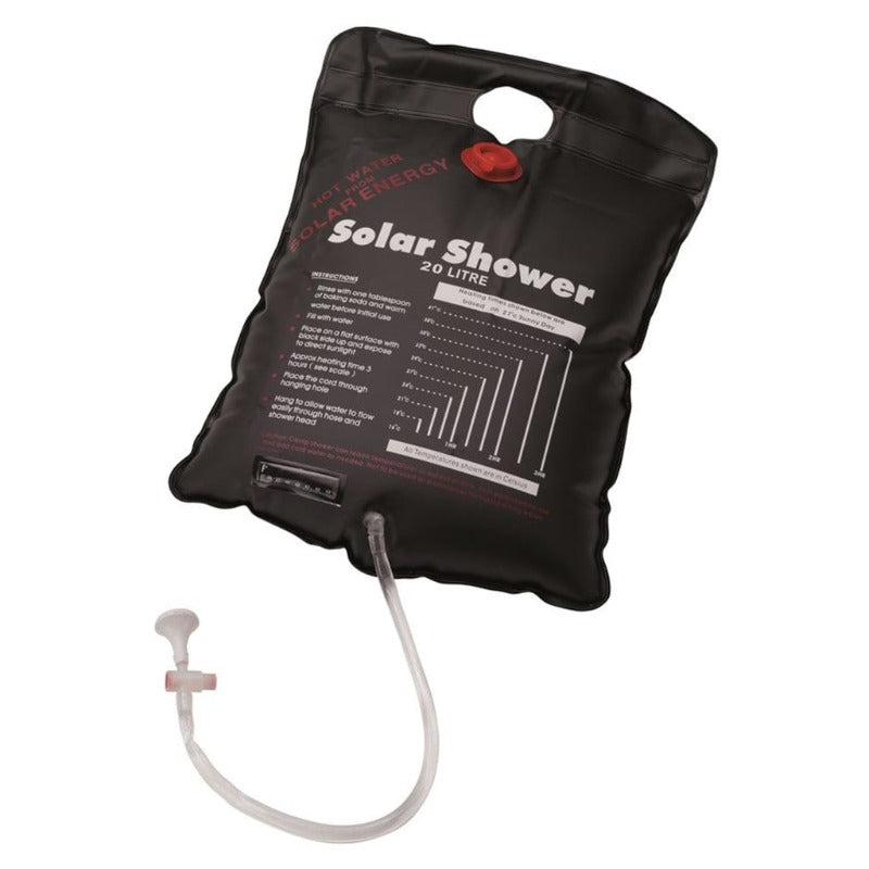 Easy Camp Solar Shower 20L - Black-outback-trading-2