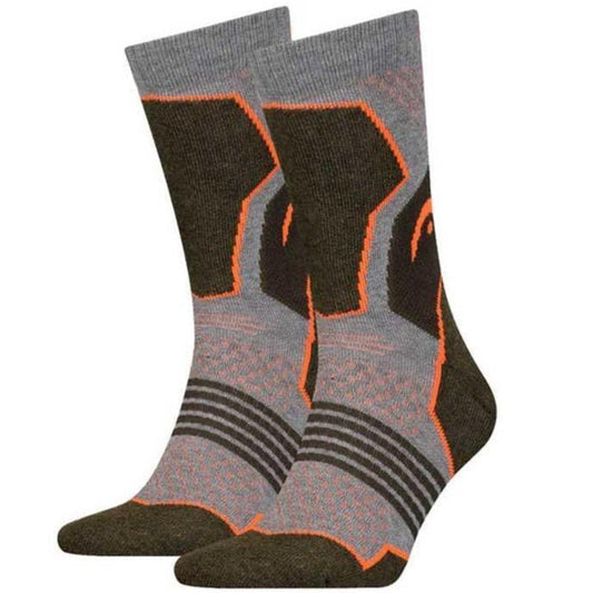 HEAD Hiking Crew Unisex Socks Forest - 2 Pack-Socks-Outback Trading