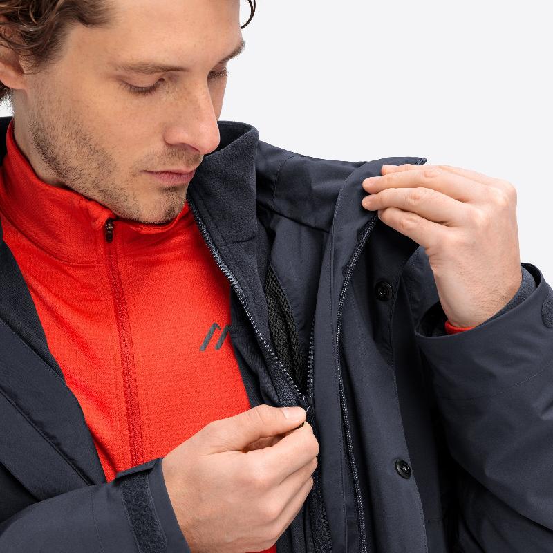 Maier Sports Metor Men's 3in1 Waterproof Jacket GRAPHITE 2
