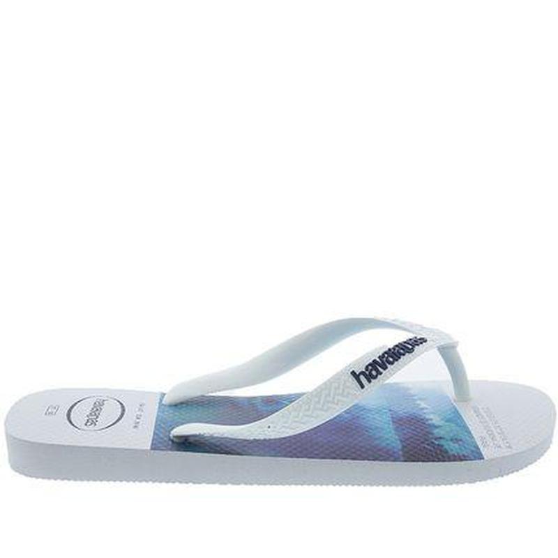 Havaiana Hype FC Men's Flip Flops White/Blue-Thongs & Flip Flops-Outback Trading