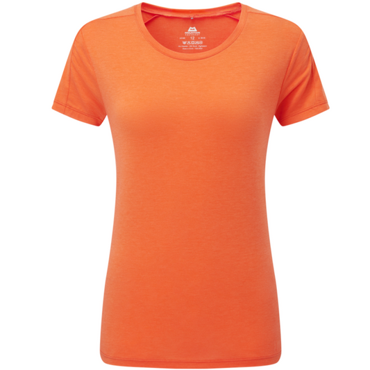 Mountain Equipment Headpoint Women's Tee Shirt - Vermillion-Outbacck Trading