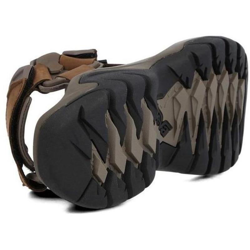 TEVA Terra FI 5 Leather Mens Walking Sandals - Turkish Coffee-Walking Sandals-Outback Trading