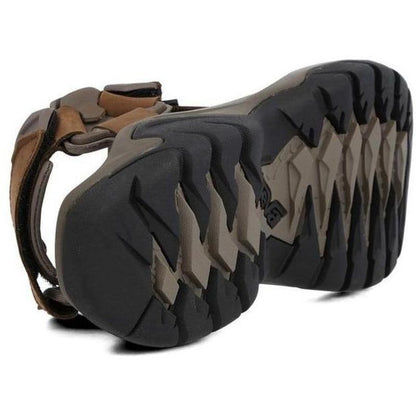 TEVA Terra FI 5 Leather Mens Walking Sandals - Turkish Coffee-Walking Sandals-Outback Trading