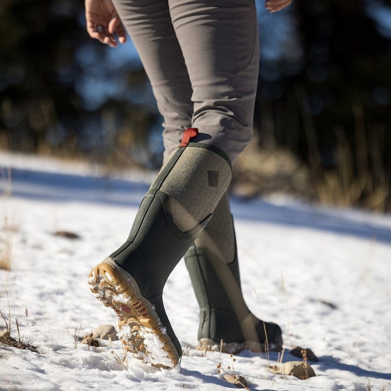 Muck Boot Arctic Sport Tall - Dark Olive/Herringbone-Waterproof Boots & Wellingtons-Outback Trading