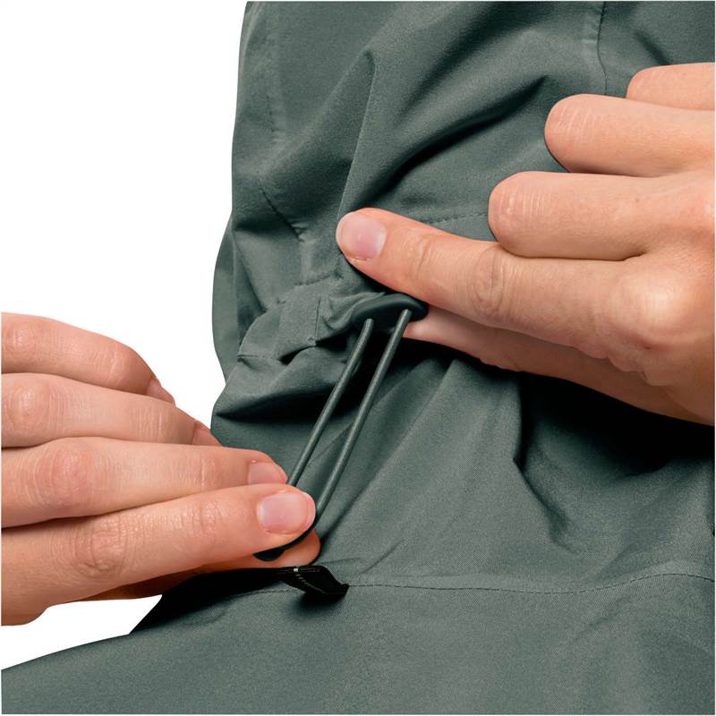 Jack Wolfskin Pack & Go Shell Women's Jacket - Hedge Green