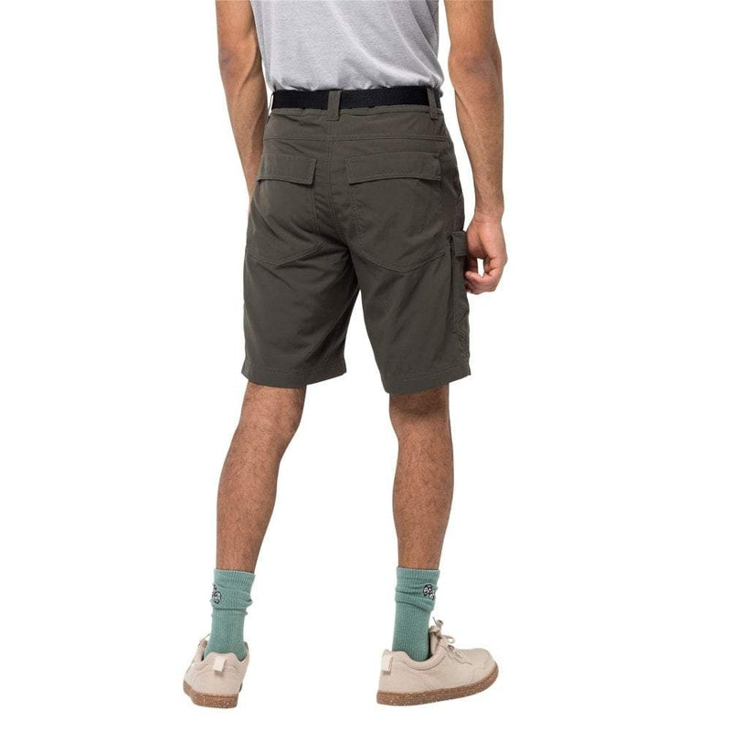 Jack Wolfskin Hoggar Mens Shorts - Dark Moss-Shorts-Outback Trading