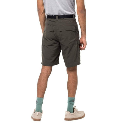 Jack Wolfskin Hoggar Mens Shorts - Dark Moss-Shorts-Outback Trading